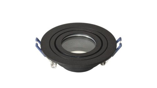 Oprawa sufitowa Satino ruchoma czarna IP54