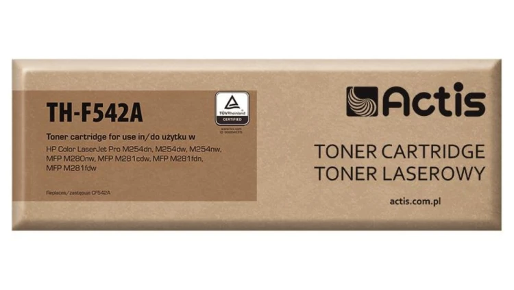 Toner ACTIS TH-F542A (zamiennik HP 203A CF542A Supreme 1300 stron żółty)
