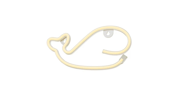 Neon LED WIELORYB ciepły biały Bat + USB FLNEO9 Forever Light