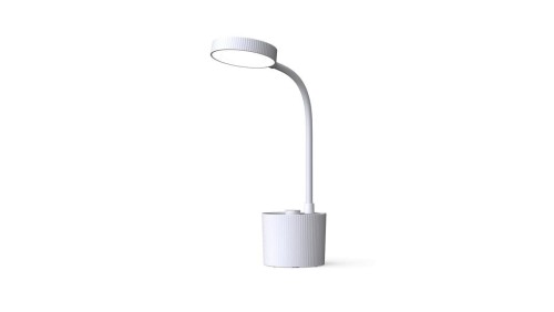 Lampa biurkowa LED 5W z przybornikiem PURE FLB-20 ANGES biała Forever Light