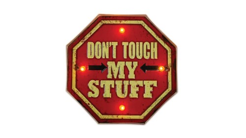 Kinkiet METAL RETRO LED Dont Touch Forever Light