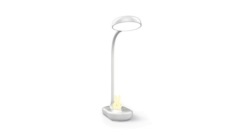 Lampa biurkowa LED 4,5W ze świecącym króliczkiem PURE FLB-30 ASTRID biała Forever Light