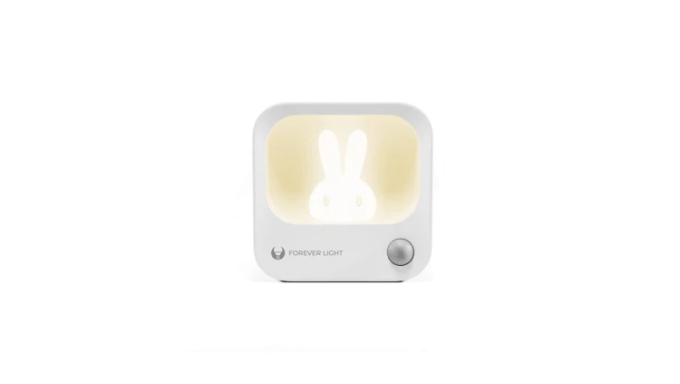 Lampka nocna z króliczkiem LED PURE FLC-10 LEA PIR biała 500mAh Forever Light