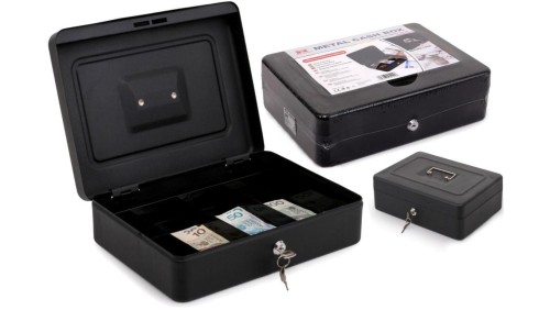 Kasetka metalowa RED EAGLE BOX-300 na pieniądze