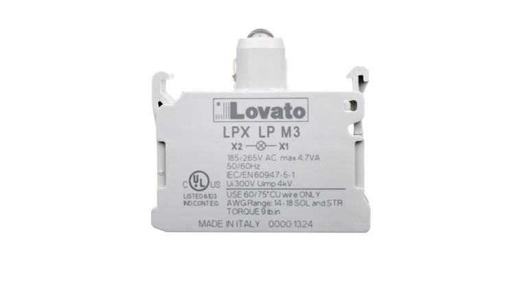 Lampka LED zielona fi 22mm 185-265V AC światło ciągłe LPXLPM3