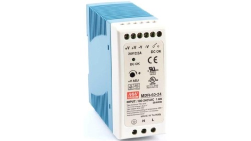 Zasilacz na szynę DIN 60W 24V 2.5A MDR-60-24
