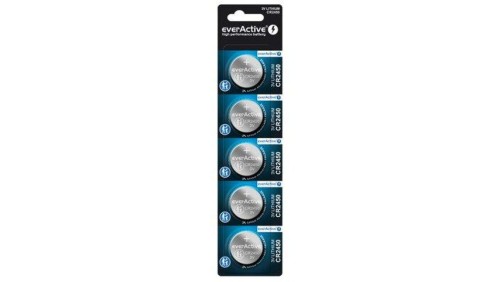 5 x bateria litowa mini everActive CR2450
