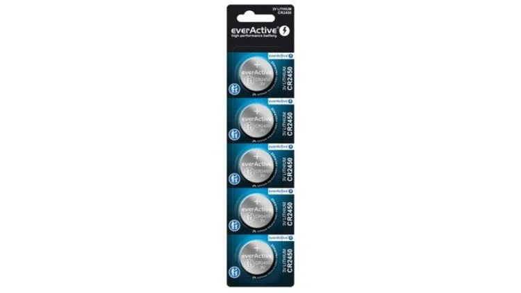 5 x bateria litowa mini everActive CR2450