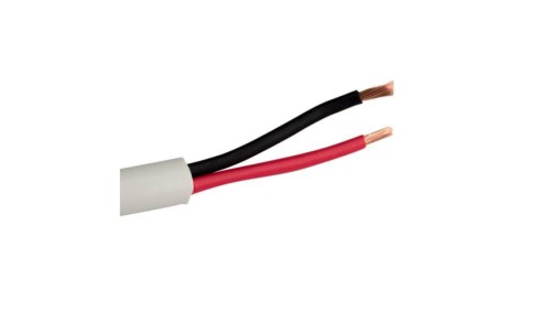 przewód głośnikowy 2x 2,5mm, 14AWG, LSZH, szpula 152m, biały, SP-2.5/2-LSZH-WT-500