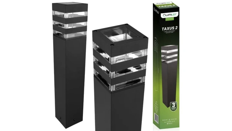 Lampa Ogrodowa Słupek Zewnętrzny Stojący E27 12W LED TAXUS 2 50cm LUMILED