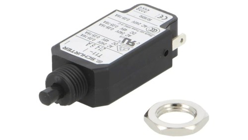 T11-214-6A Wyłącznik nadprądowy przykręcany Iznam: 6A Uznam: 240VAC 48VDC SPST