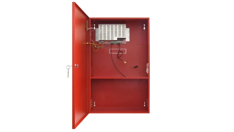 Zasilacz do systemów przeciwpożarowych PPOŻ 410x648x180mm EN54C-5A65 27,6V/5A/2×65Ah