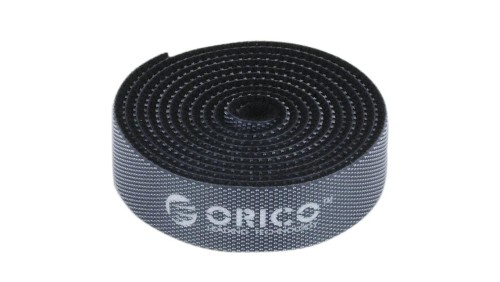 Orico Organizer rzep do kabli, 1m, czarny