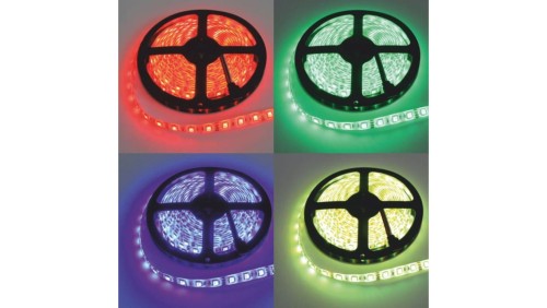 Taśma LED 5050 60 diod/m 72W 14,4W/m 12V IP20 RGB /5m/