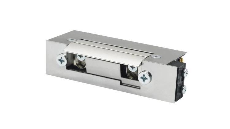 Elektrozaczep HARTTE seria S 12V dc rewersyjny, z monitoringiem zamknięcia S12RM