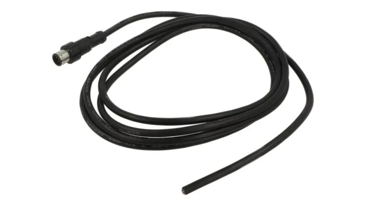 M12B-05BMMM-PL8D02 Wtyk M12 5PIN męski kod B-Profibus Dł 2m Izolacja PVC IP68