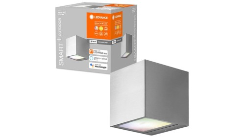 Inteligentny kinkiet elewacyjny LEDVANCE WIFI SMART+ BRICK WALL SILVER GREY 14W 550 lm LEDVANCE