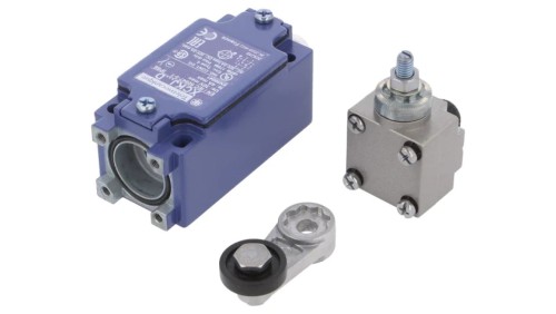 XCKJ10511D Wyłącznik krańcowy dźwignia R 41mm, rolka z tworzywa Ø22mm