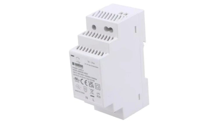 AMED30-24SGY Zasilacz impulsowy, na szynę DIN, 30W, 24VDC, 1,25A, 90÷264VAC