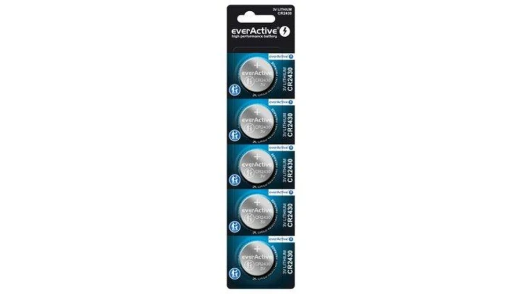 5 x bateria litowa mini everActive CR2430