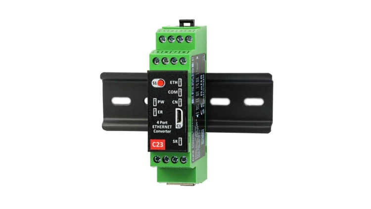 Konwerter Ethernet 10/100MB 4xRS232