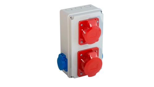 VIPLAST Rozdzielnica Gniazdo 32/5 + 16/5 + 2x250V