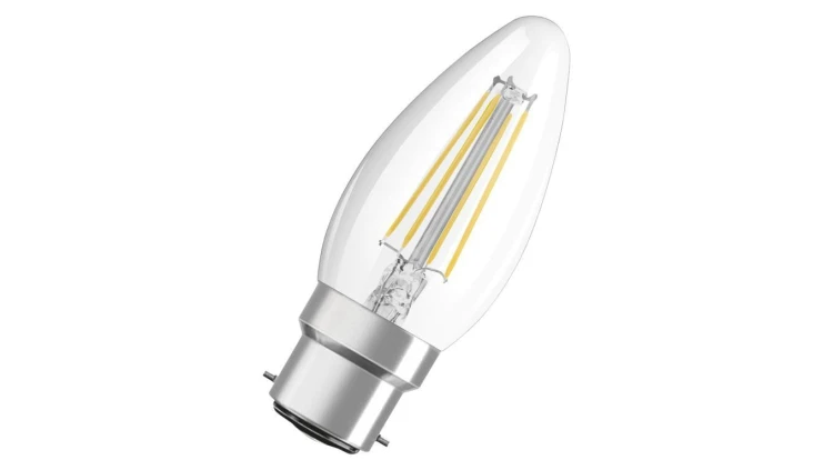 Żarówka LED B35 B22d 4W = 40W 2700K 470lm Ciepła Biała FILAMENT LEDVANCE