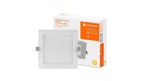 Panel LED Podtynkowy wpuszczany 6W 3000K DOWNLIGHT Slim SQ105 LEDVANCE kwadrat