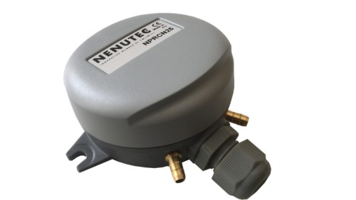 Przetwornik / regulator ciśnienia różnicowego 0-2500Pa 24V AC/DC NPRCN25