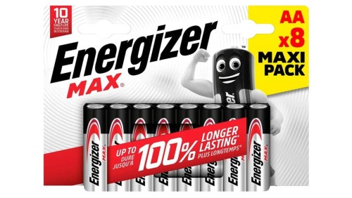 bateria alkaliczna Energizer MAX LR6/AA (blister) - 8 sztuk