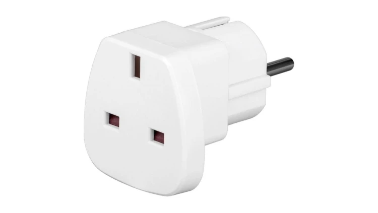 Adapter wtyku zasilania Uk Biały 94270