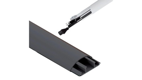 Listwa Półokrągła do instalacji elektrycznych LPO 15/50 3K Szary - 2 m