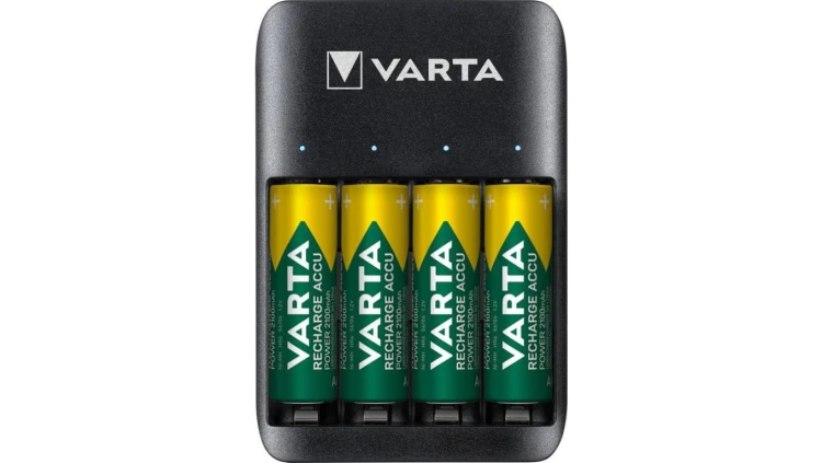 Ładowarka do akumulatorków Ni-MH VARTA QUATRO 57652 + 4 akumulatorki Varta 2100 mah AA