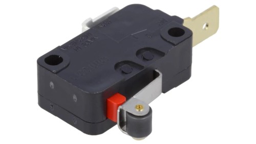 Mikroprzełącznik SNAP ACTION z dźwignią (z rolką) SPST-NC D3V-165-2C4