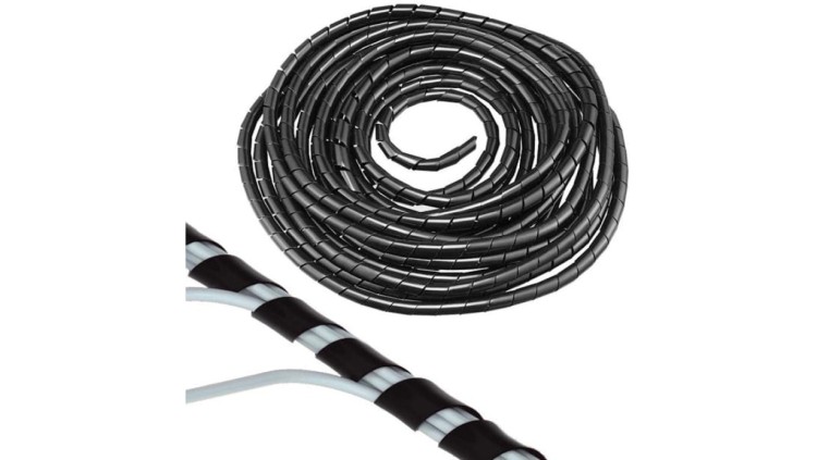 Spirala do mask. kabli SPI20C 10m czarna