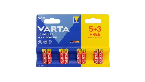 8 x baterie AAA / LR03 Varta Max Power 4703 (Max Tech)