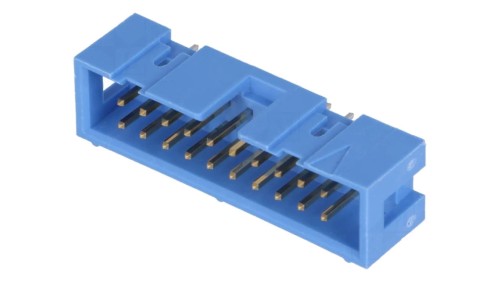 Gniazdo IDC męskie 20-pin proste THT złocony 2,54mm 2-1761603-7