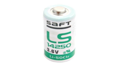 bateria litowa SAFT LS14250 1/2AA 3,6V LiSOCl2 rozmiar 1/2 AA