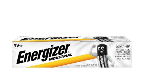 bateria alkaliczna Energizer Industrial 6LR61 9V - 12 sztuk