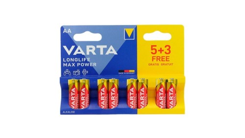 8 x baterie AA / LR6 Varta Max Power 4706 (Max Tech)