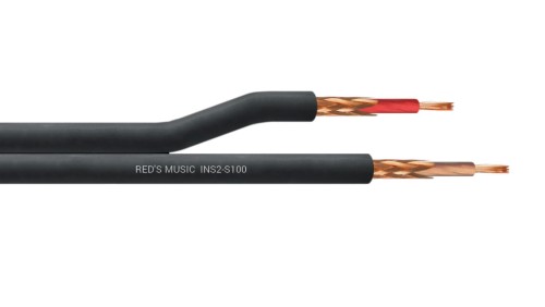 Kabel instrumentalny-audio podwójny 2x(1x0,23mm²) INS2-S100 - Kabel na metry /1m/