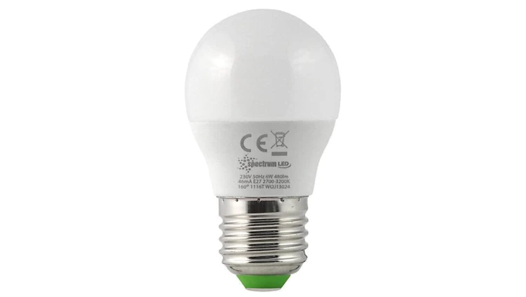 Żarówka LED 6W E27 kulka Spectrum WOJ13024