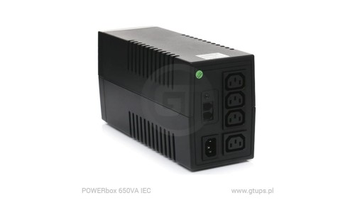 GT UPS POWERbox Tower 850VA/480W Line-Interactive 4xIEC C13 12V-9Ah LCD