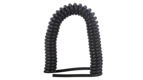 Przewód spiralny QLY-s 3x1,5mm2 24V samochodowy poliuretanowy linka czarny 13,5m