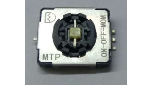 Przełącznik obrotowy wciskany, 12V dc, RS PRO /2szt./