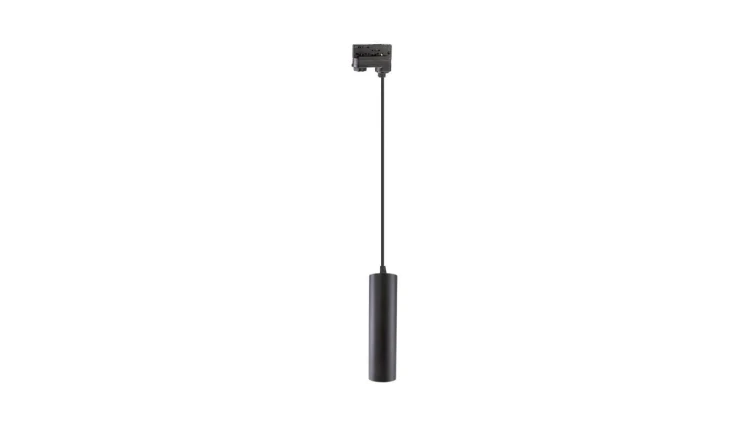 MADARA MINI II GU10 ZWIS NA SZYNOPRZEWÓD 3F 230V IP20 fi55*200mm CZARNY kabel 1m