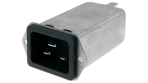 5130.0001Złącze zasilające AC gniazdo męskie 20A 250VAC IEC 60320