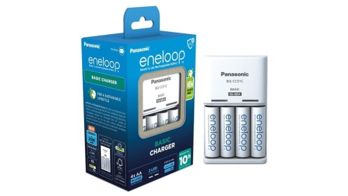 Ładowarka akumulatorków Ni-MH Panasonic Eneloop BQ-CC51 + 4 x R6/AA Eneloop 2000mAh BK-3MCDE