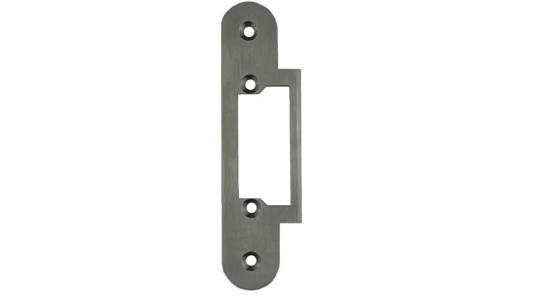 Płaskownik krótki Hartte OK-C2 120x24x3mm, lewy/prawy, stal nierdzewna, do elektrozaczepów z wyślizgiem