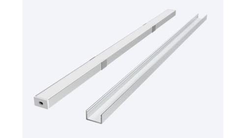 LED line PRIME Profil aluminiowy nawierzchniowy natynkowy srebrny 2m - zestaw 5 lat gwar.